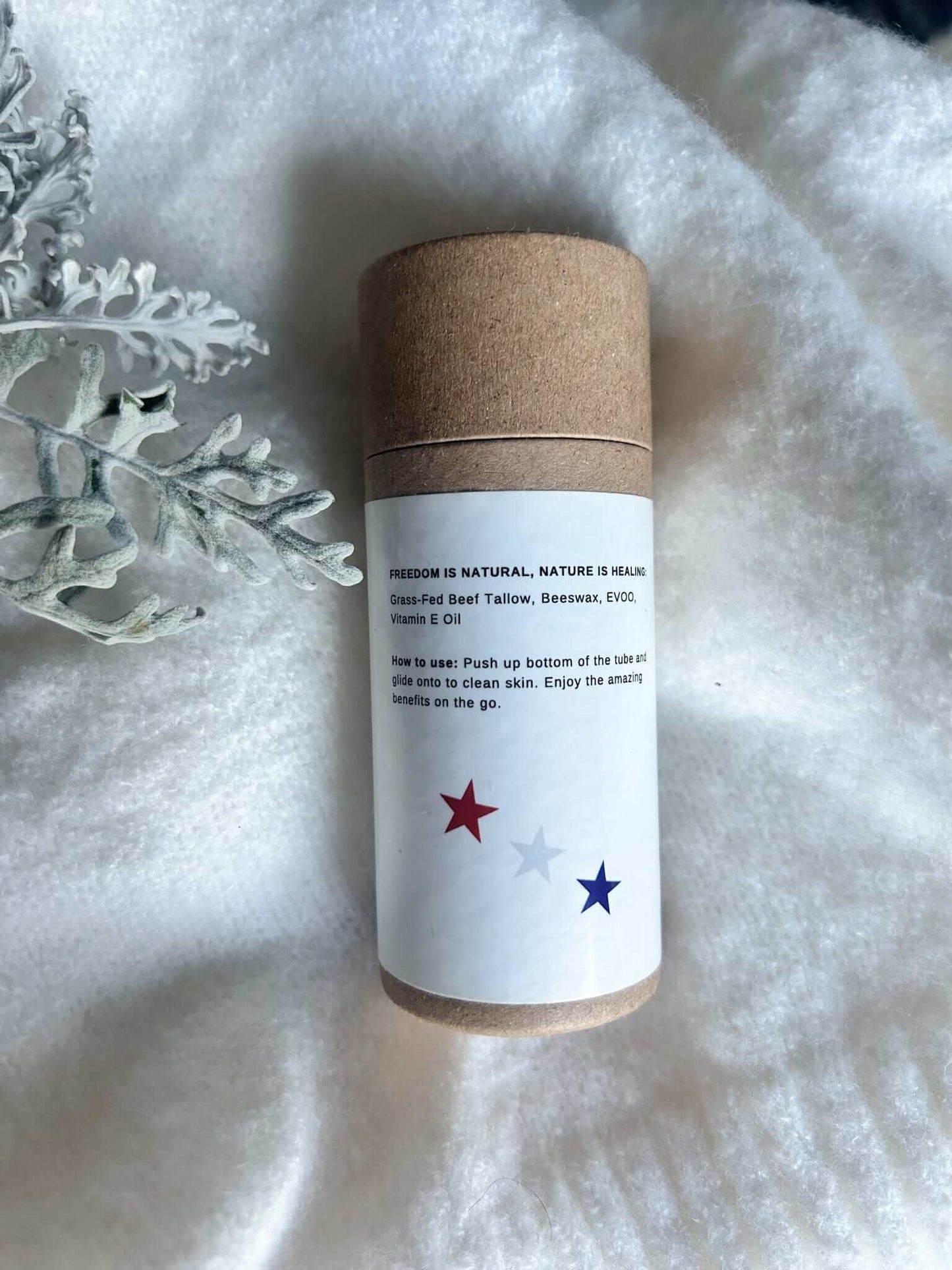  moisturizing unscented tallow travel cream for body and face Naked Body Butter Stick Unscented