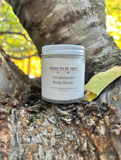 natural moisturizer for scars and stretch marks Sandalwood Body Butter