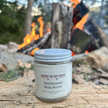 nourishing body cream made from grass fed beef tallow Sandalwood Body Butter