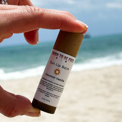 safe and non toxic Sun Lip Balm for sensitive lips