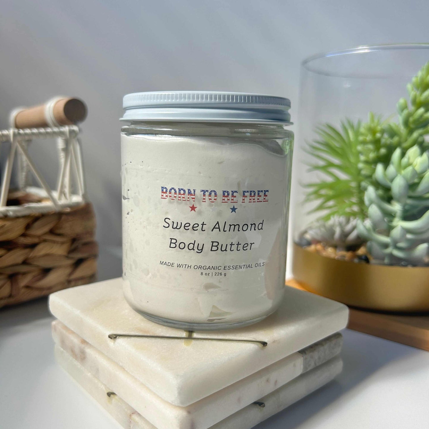 natural tallow and sweet almond moisturizer for smooth skin Sweet Almond Body Butter