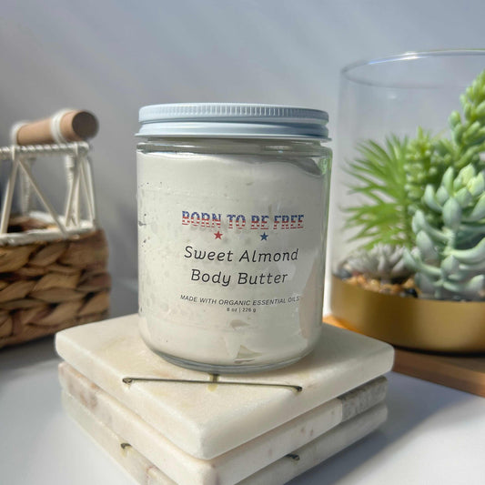 natural tallow and sweet almond moisturizer for smooth skin Sweet Almond Body Butter