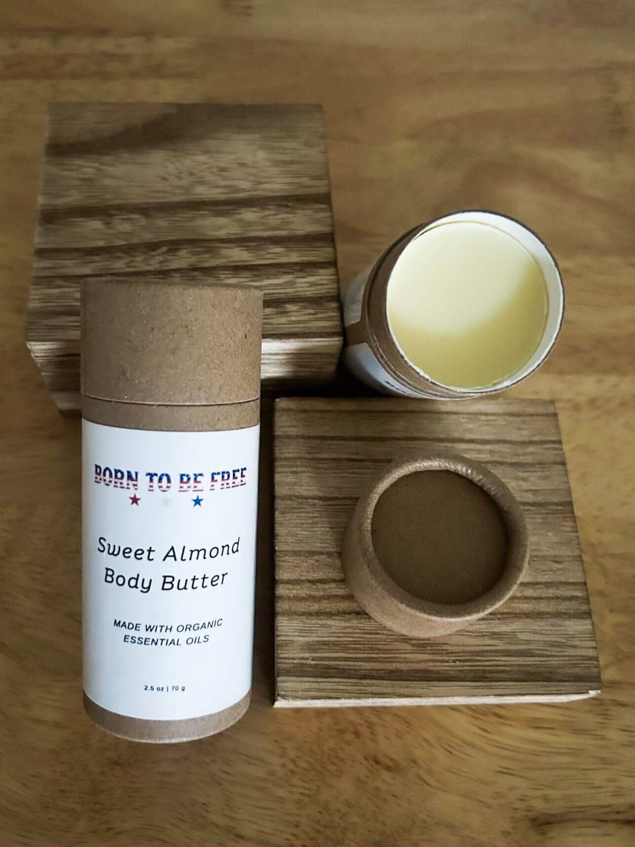 moisturizing tallow balm for body and face Sweet Almond Body Butter Stick