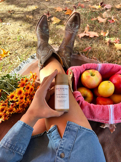 Travel Sized All Natural Lotion Stick Sweet Almond Body Butter Stick