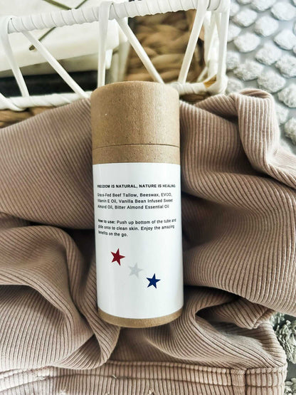 solid tallow moisturizer with sweet almond oil Sweet Almond Body Butter Stick