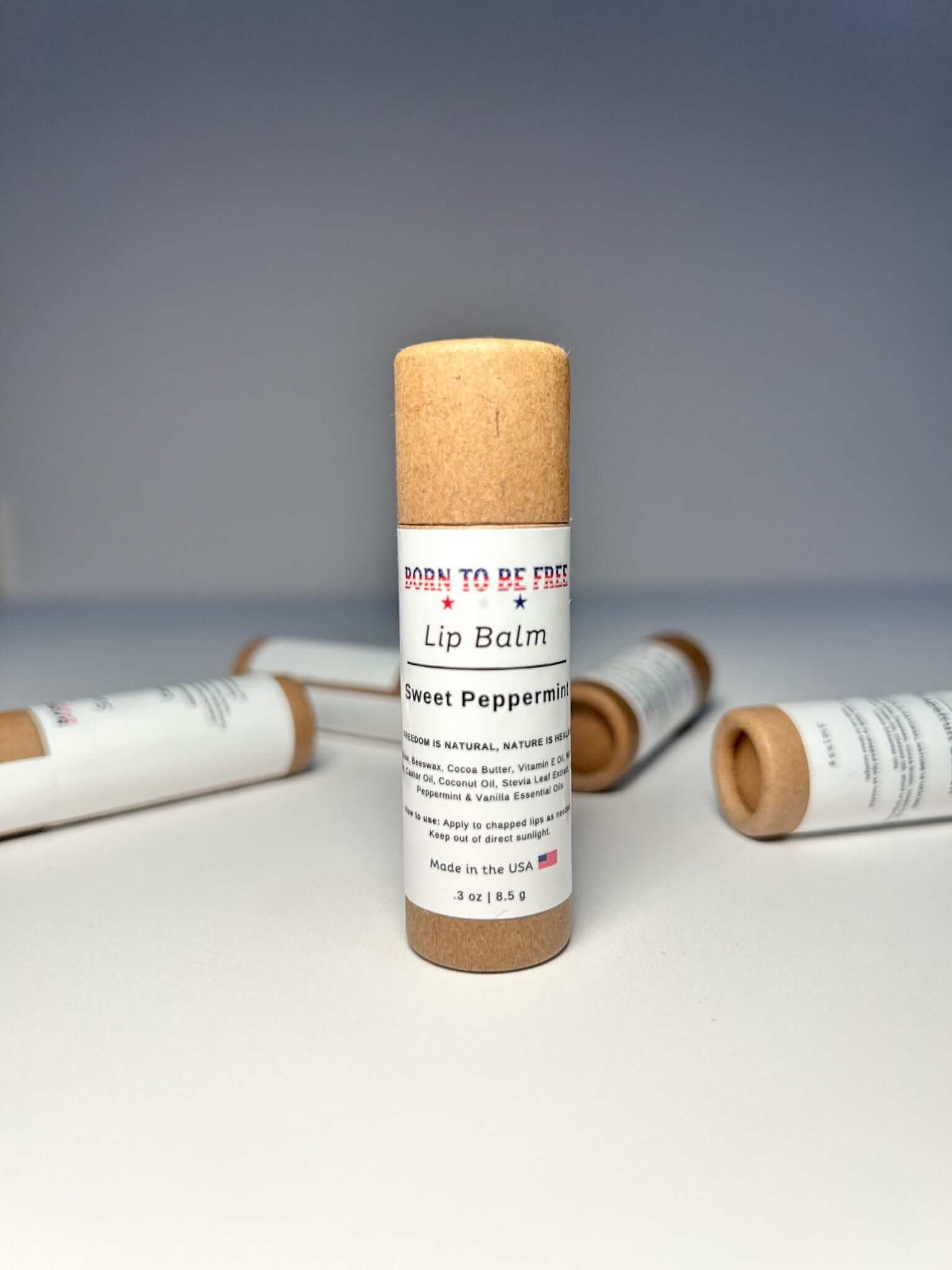 Fresh mint lip balm for soft smooth lips Sweet Peppermint Lip Balm