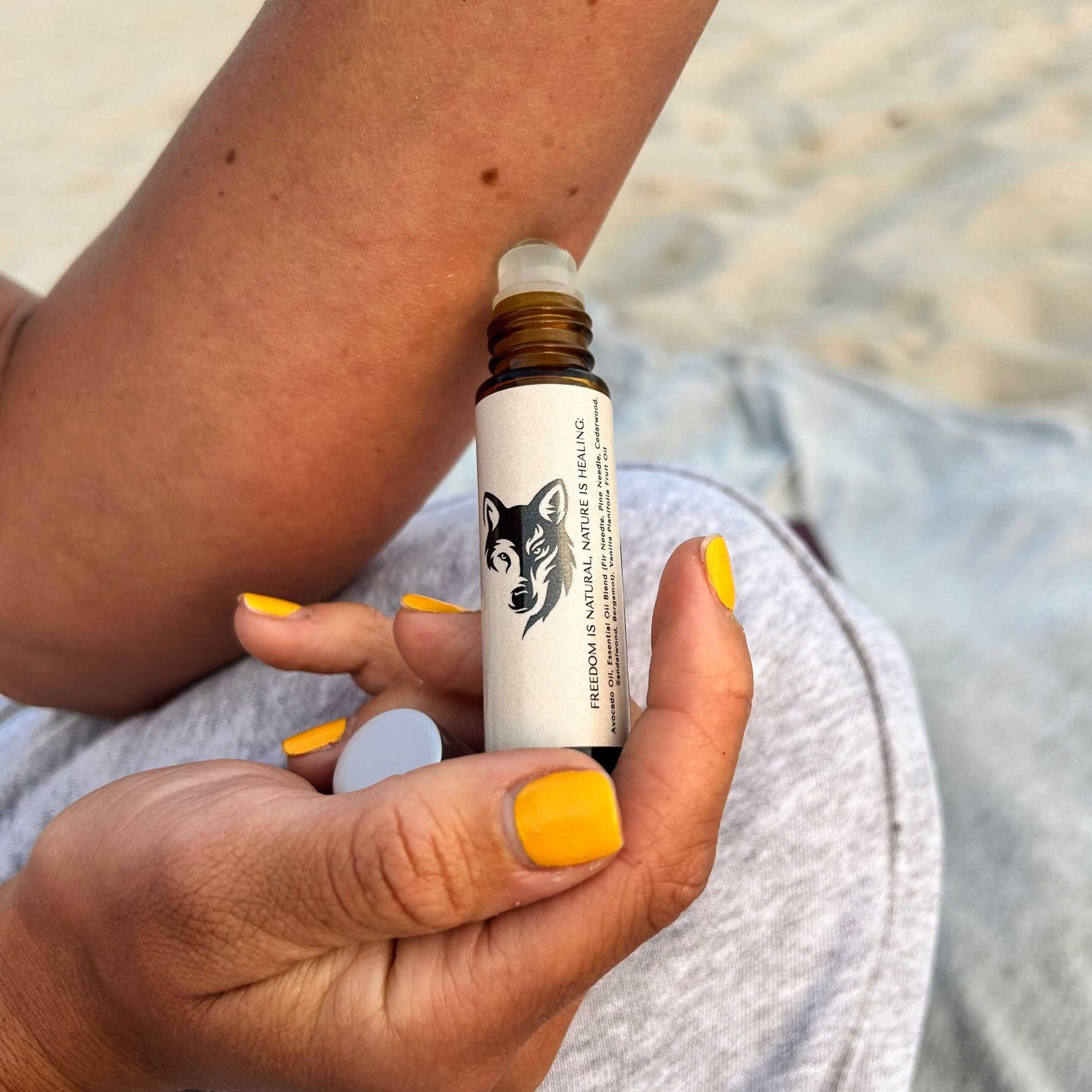 healthy alternative for cologne and perfume Woods After Dark Essence Roll-On Oil