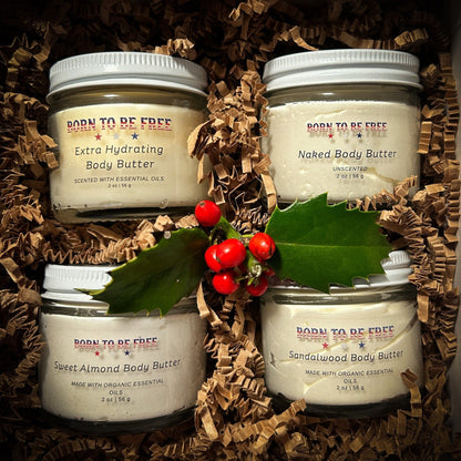 Mini Butter Set - Travel Sized  featuring travel-size tallow moisturizers for cozy winter skin care and stocking stuffer gifting